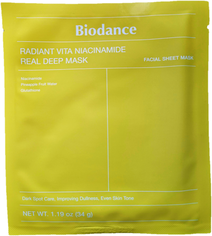 Biodance Radiant Vita Niacinamide hydrogelová plátýnková maska
