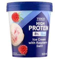 High Protein mražený krém mléčný s malinovou polevou 500ml