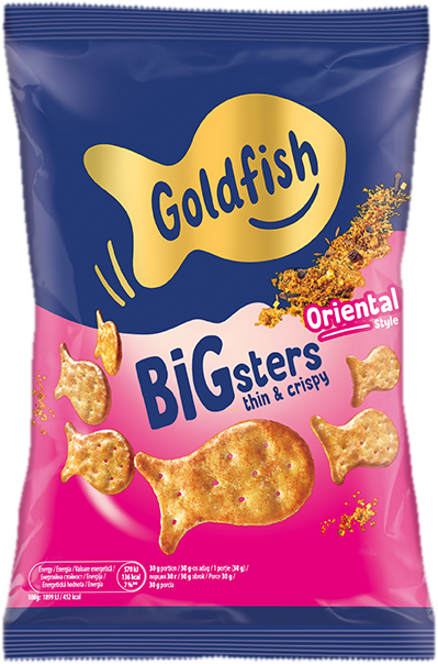 Goldfish BIGsters Oriental seasoned krekry s orientálním kořením