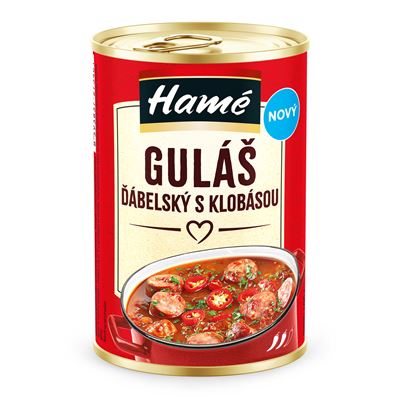 Hamé Guláš s ďábelskou klobásou 4 x 400 g