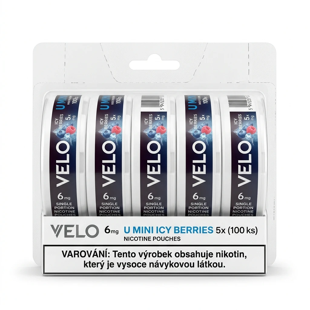 VELO 6mg U MINI ICY BERRIES 5x