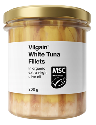 Vilgain Tuňák bílý filety v bio extra panenském olivovém oleji