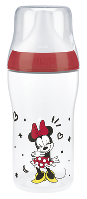 NUK Perfect Match Disney Minnie Red kojenecká láhev 260 ml