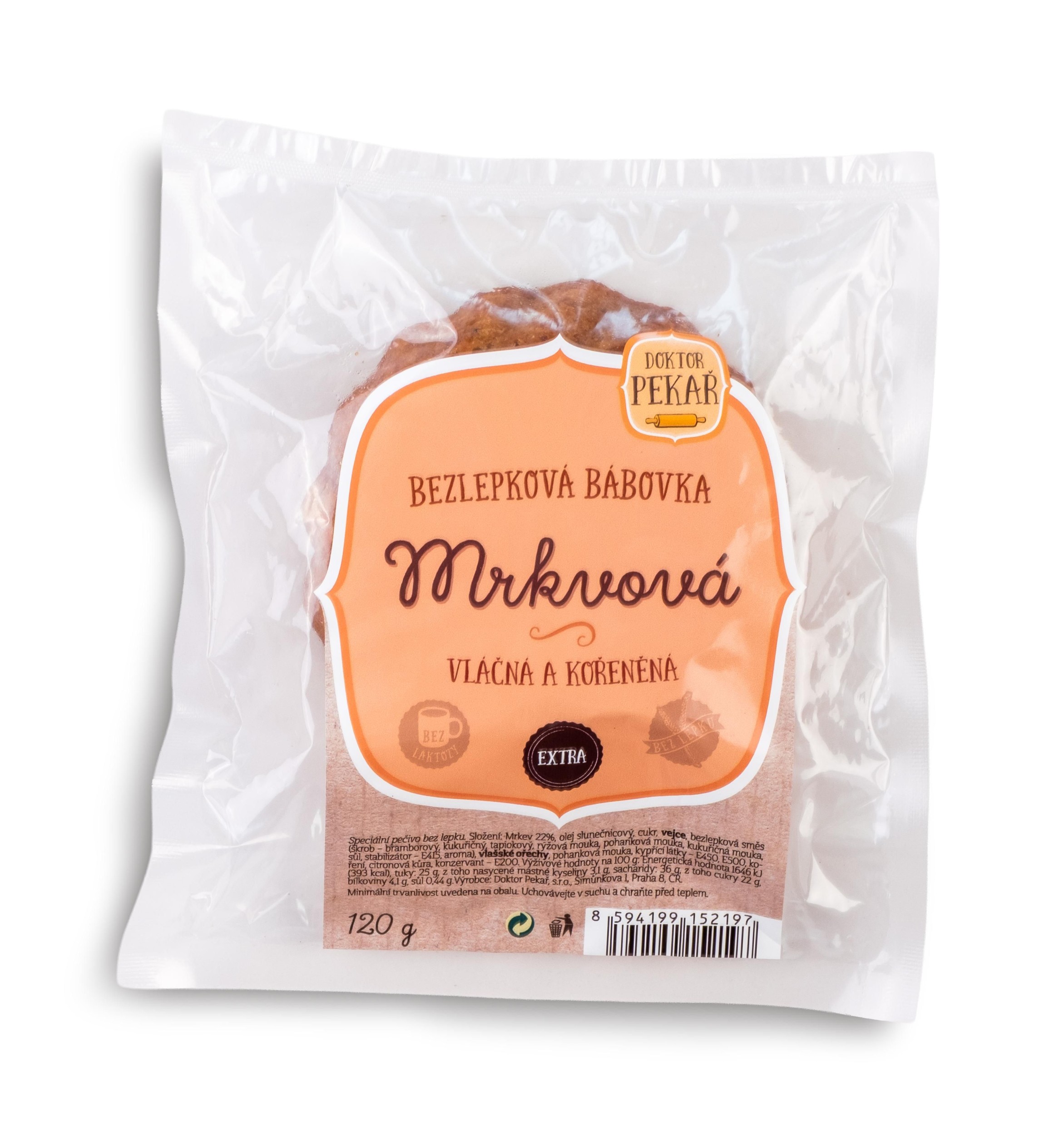 Doktor Pekař Mrkvovábábovka 120 g