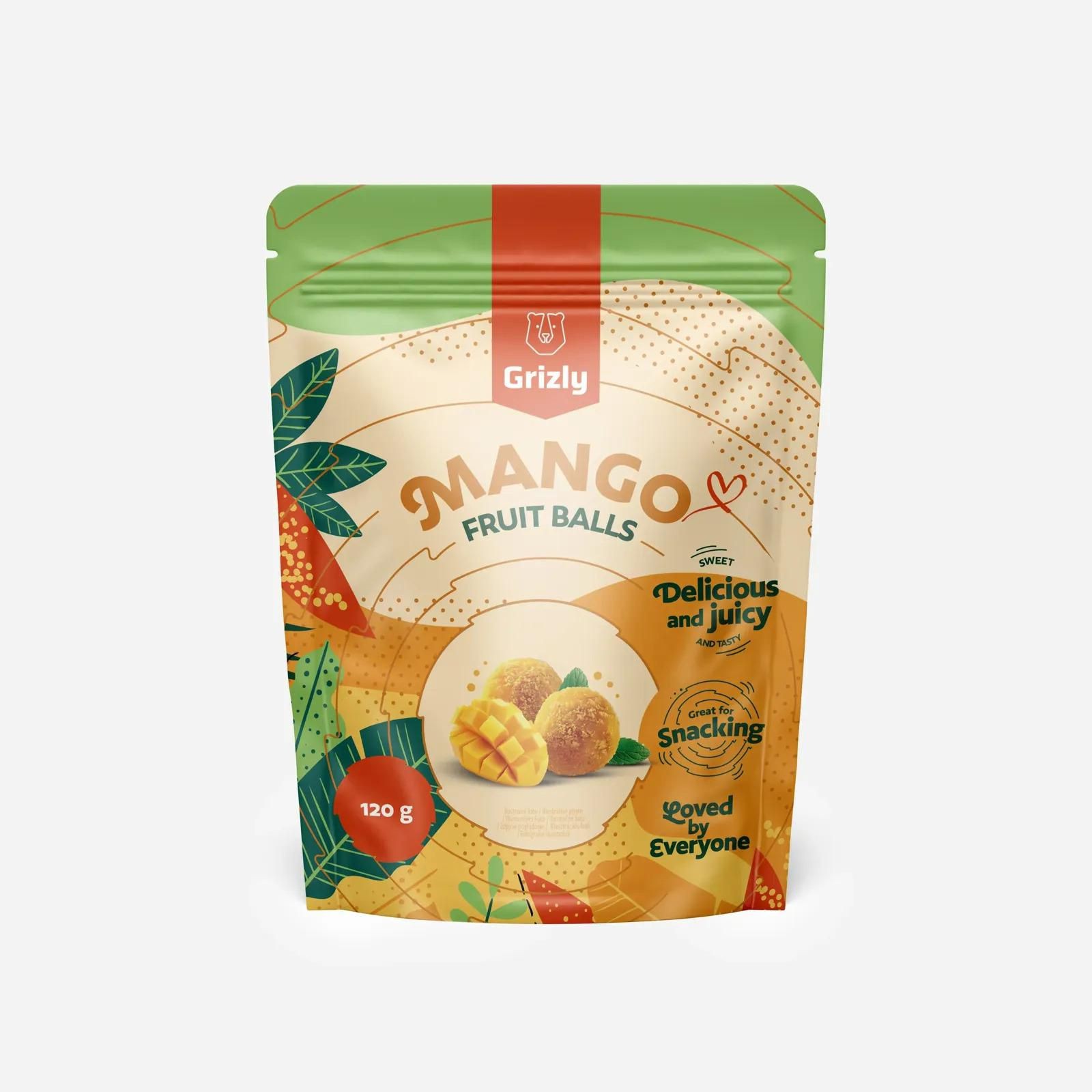 Grizly Mango kuličky, 120 g