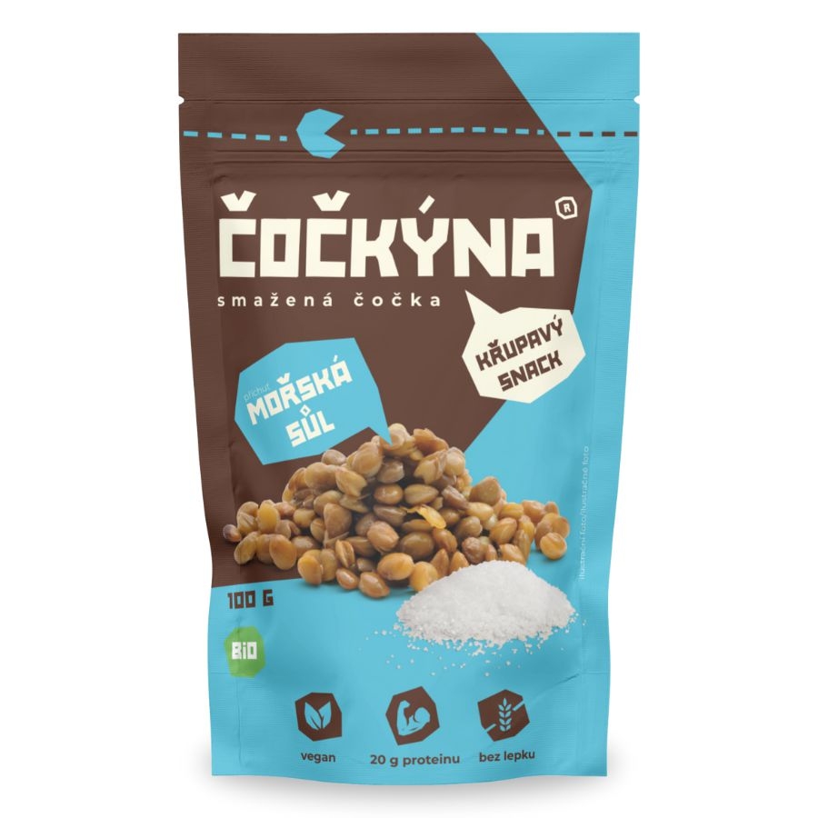 Čočkýna Smažená čočka BIO mořská sůl 100g