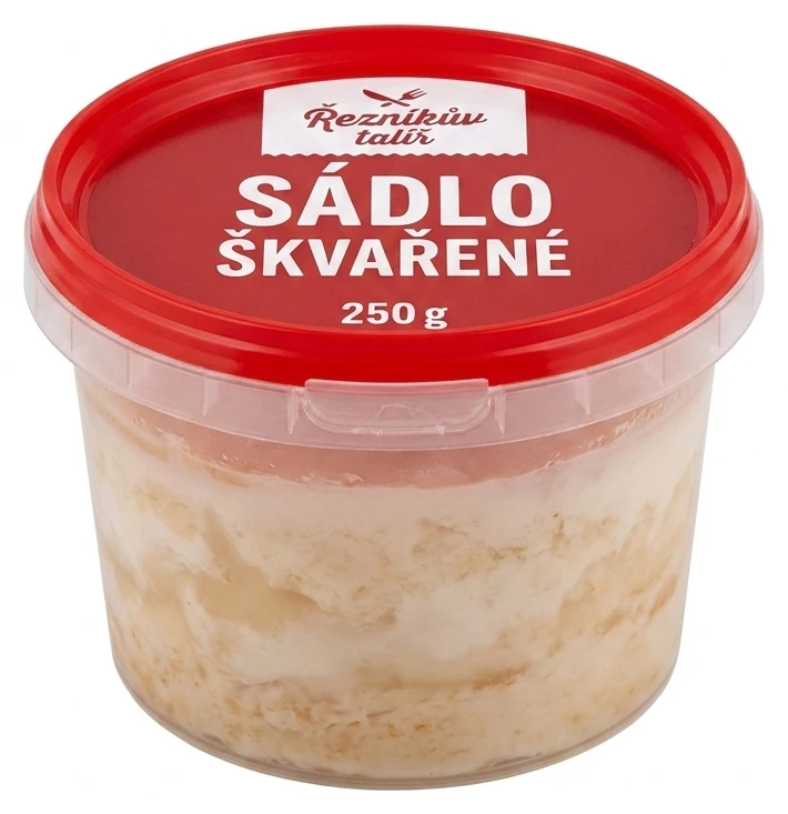 Sádlo Řezníkův talíř škvařené