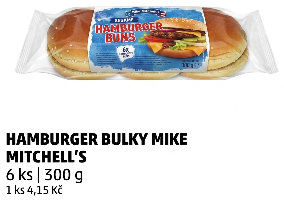Hamburger bulky Mike Mitchell's
