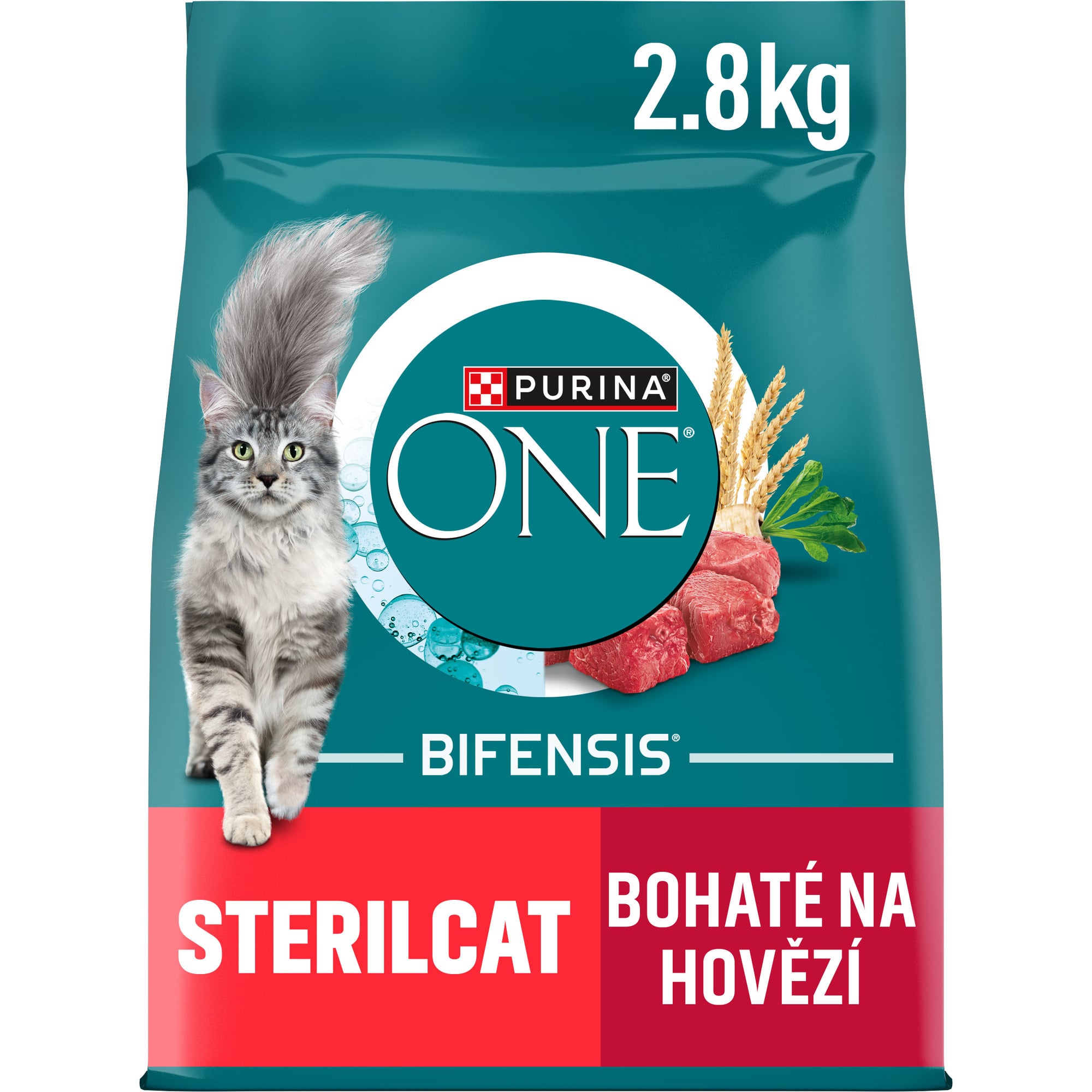 Purina ONE Bifensis Sterilcat granule pro kočky s hovězím a pšenicí