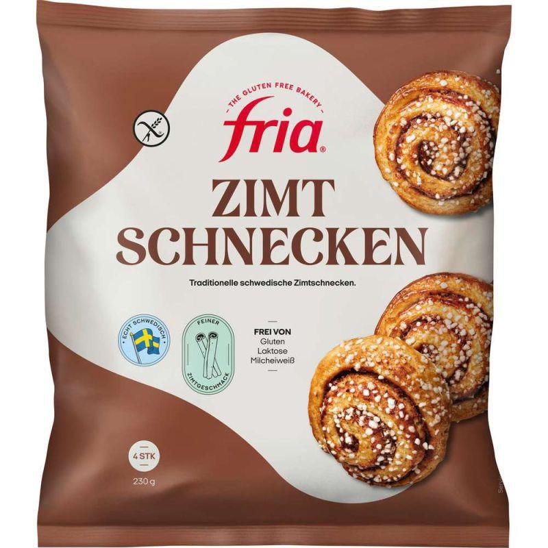 Bezlepkový skořicový šnek mražený 230g