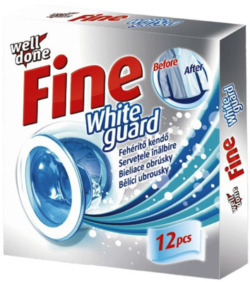 Well Done Fine White Guard prací ubrousky
