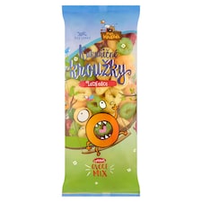 Pan Křupka Kukuřičné kroužky s příchutí ovoce mix 72g