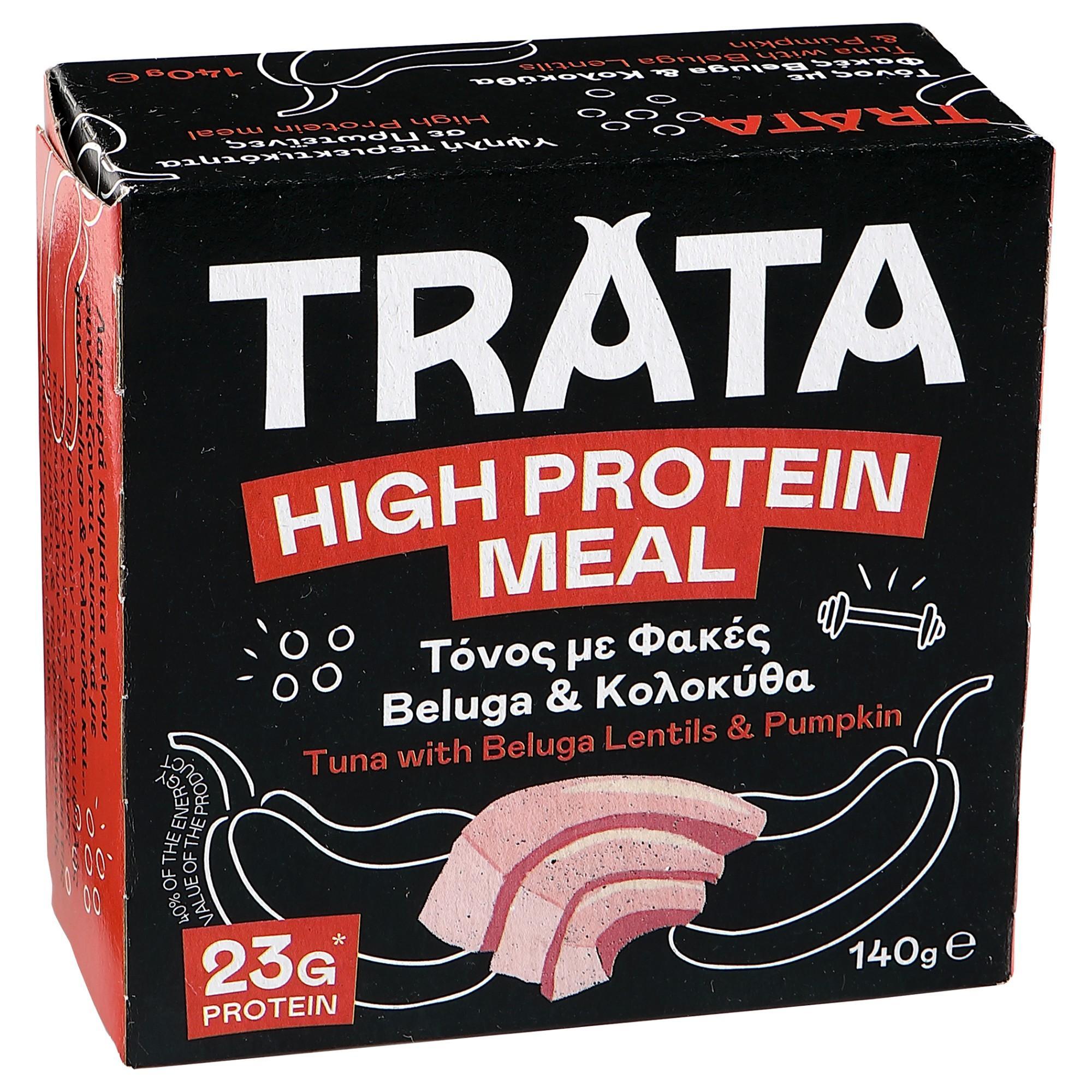 TRATA High Protein Meal Tuňák s černou čočkou a dýní