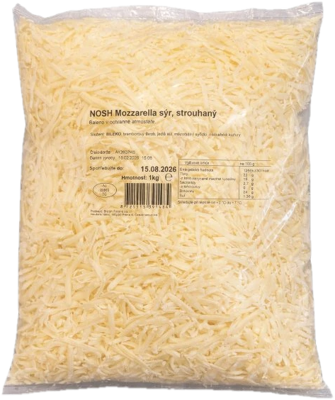Nosh Mozzarella strouhaná