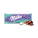 Milka Bubbly Coconut mléčná čokoláda z alpského mléka s porézní kokosovou náplní 97 g
