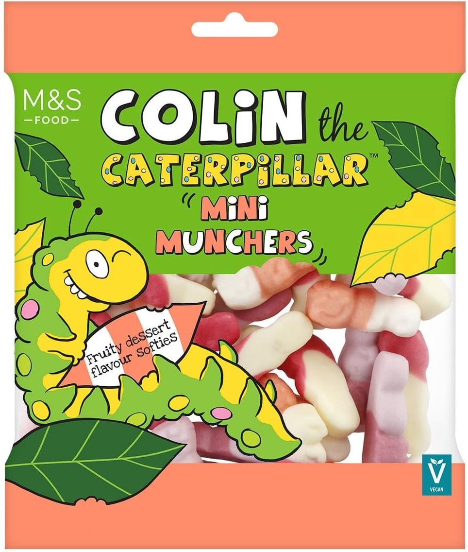 Marks & Spencer Colin the Caterpillar – ovocné žvýkací bonbóny
