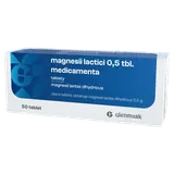 MAGNESII LACTICI 0,5 TBL. MEDICAMENTA 0,5G Tableta 50