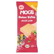 Mogli Bio malinové vafličky 15g