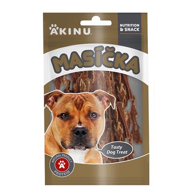 AKINU Stripsy hovězí pro psy 20 x 75 g