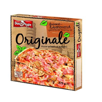 Don Peppe Originale Pizza šunka žampiony 375 g