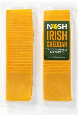 Nosh Irský červený cheddar, plátky 2x500g