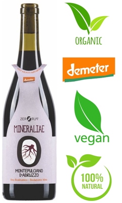 ZeroPuro Montepulciano d'Abruzzo DOC Mineraliae BIO