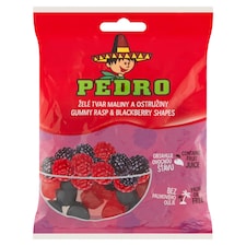 Pedro Želé tvar maliny a ostružiny 200g