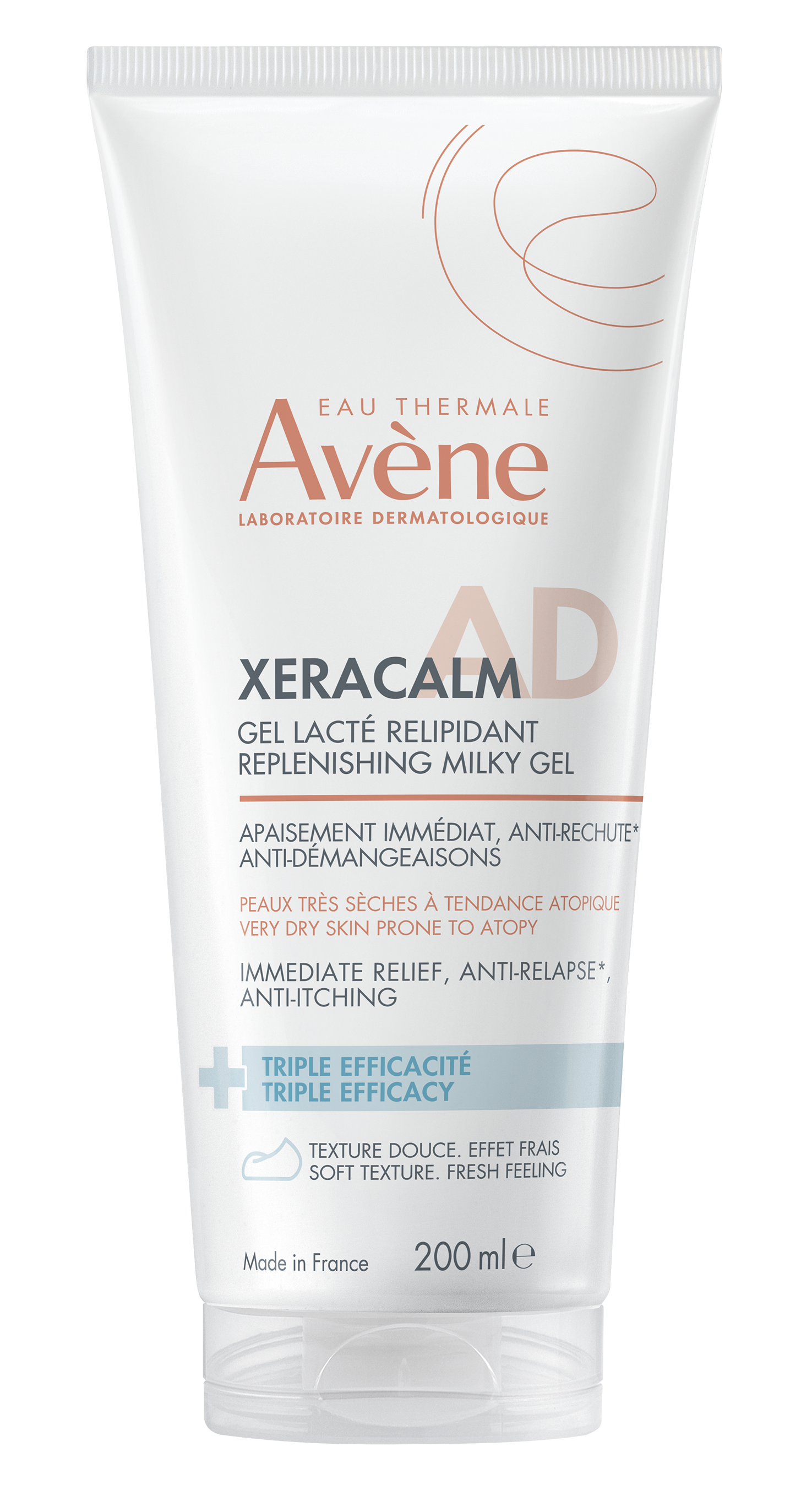 AVENE XeraCalm Relipidační mléčný gel 200ml