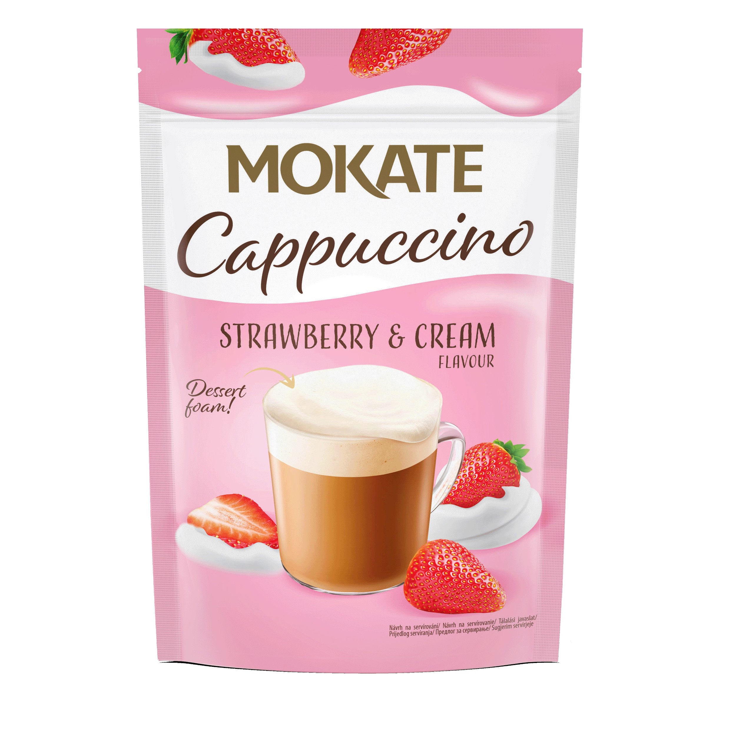 Mokate Cappuccino Jahody & smetana110g