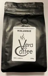Vera coffee Kolumbijská zrnková káva 250g