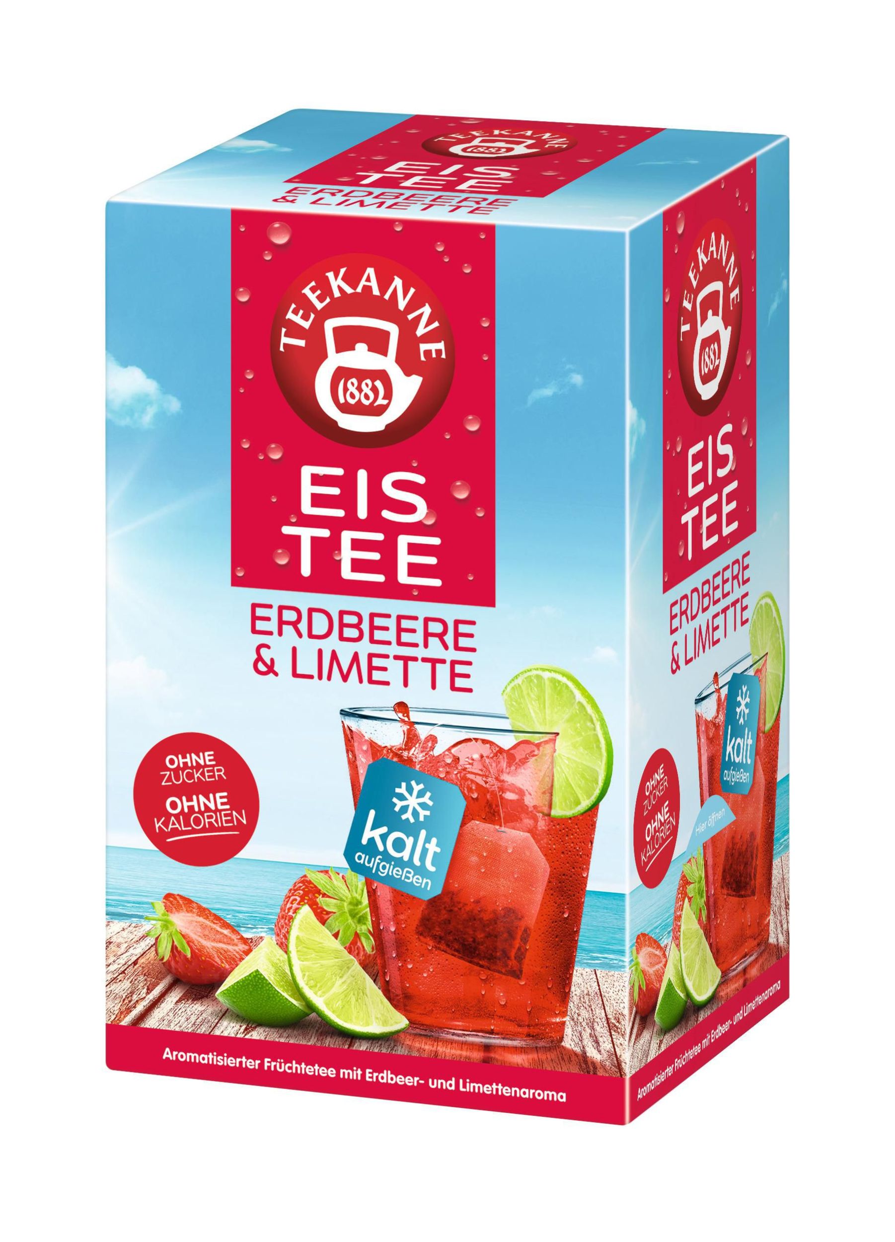 Teekanne Eistee Jahoda-limetka 45g
