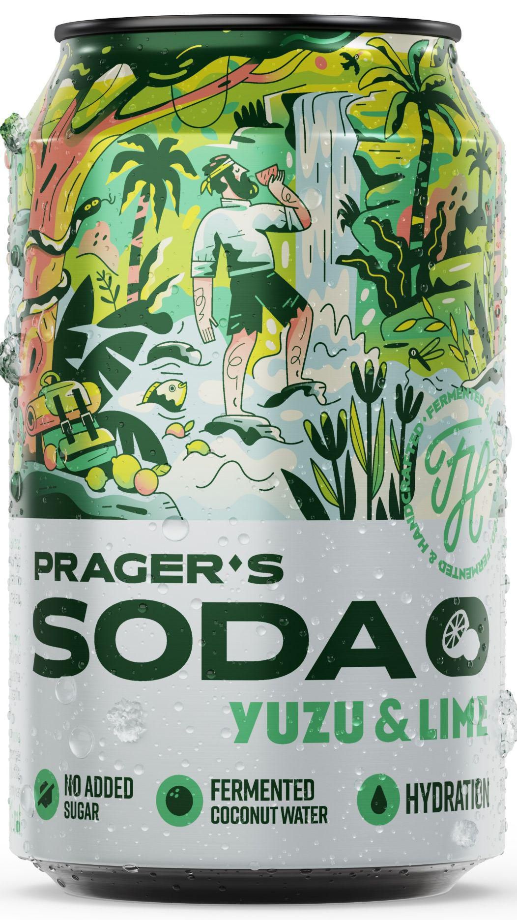 Prager's Soda Yuzu & Lime 0,33l