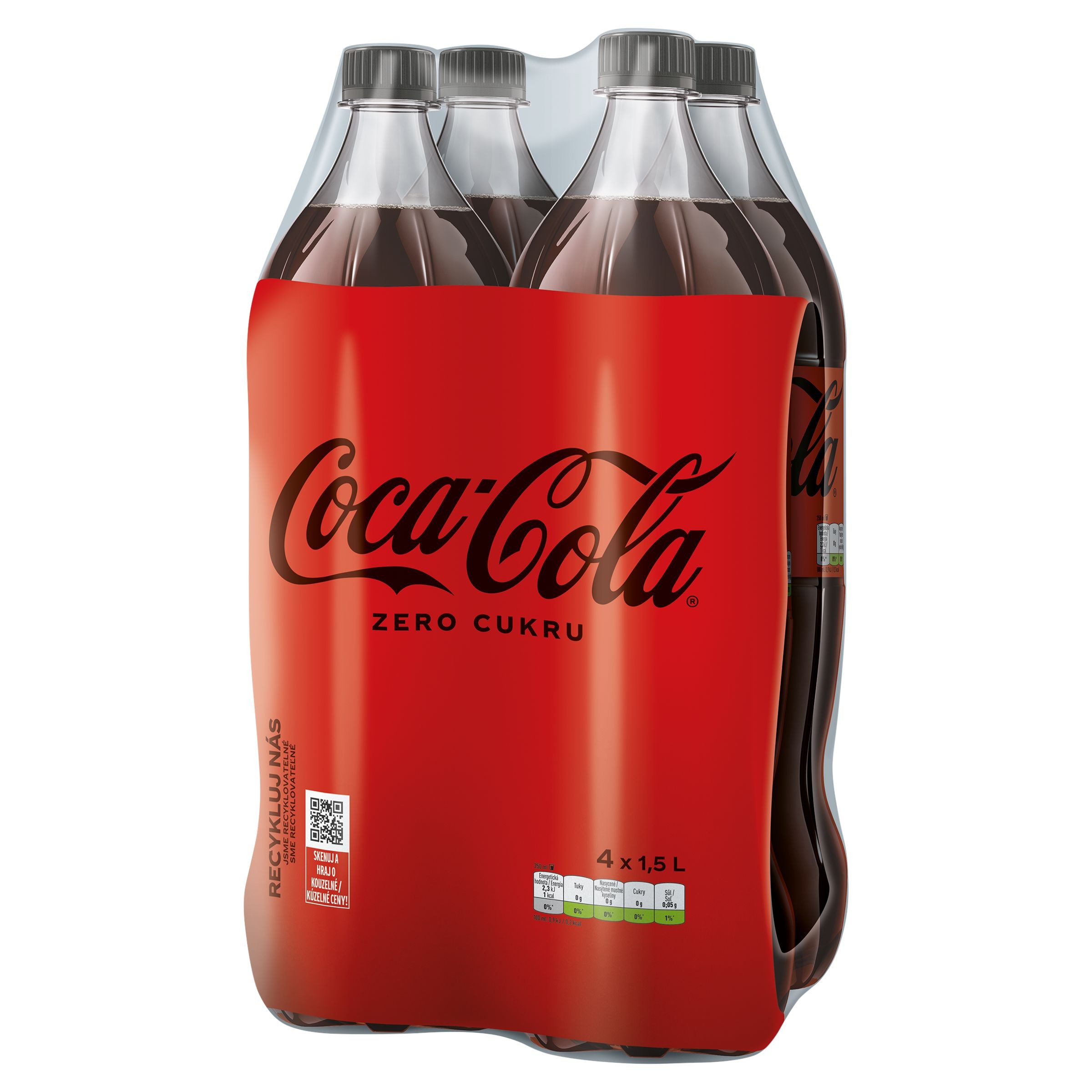 Coca-Cola Zero 4x1,5 l