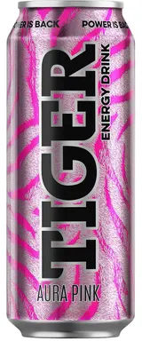 Tiger energy drink Aura Pink - Pink Candy flavoured 0,5L plech