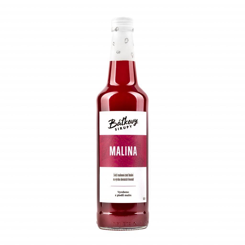 Báťkův Malinový Sirup 0,5l