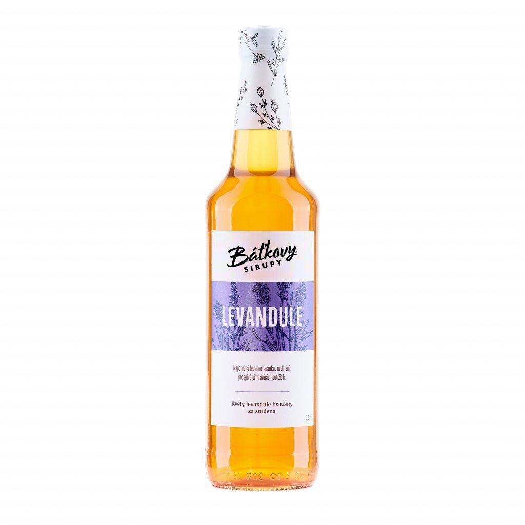 Levandulový sirup Báťkovy sirupy 500 ml