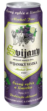 Svijanský Vozka černý rybíz & limetka