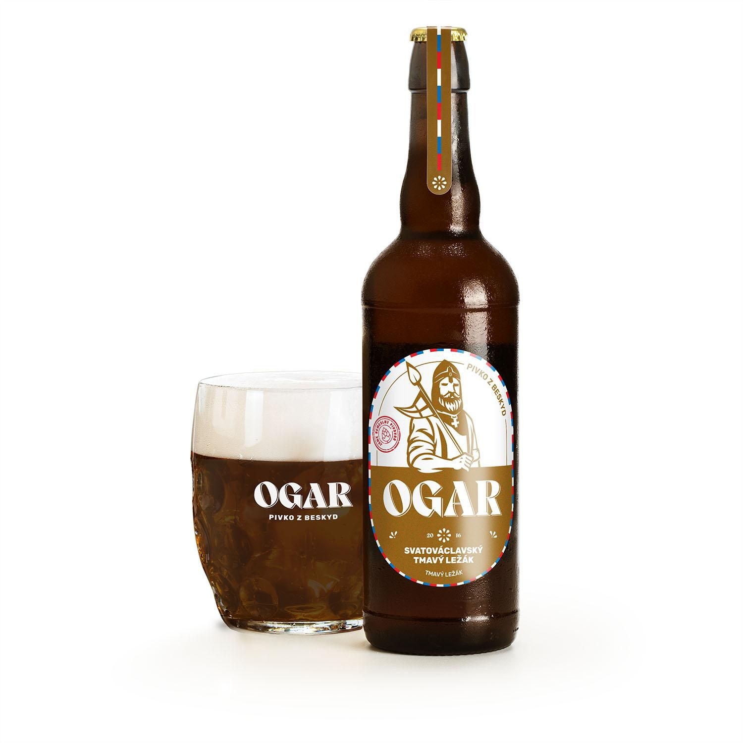 Pivo Ogar Svatováclavský tmavý ležák