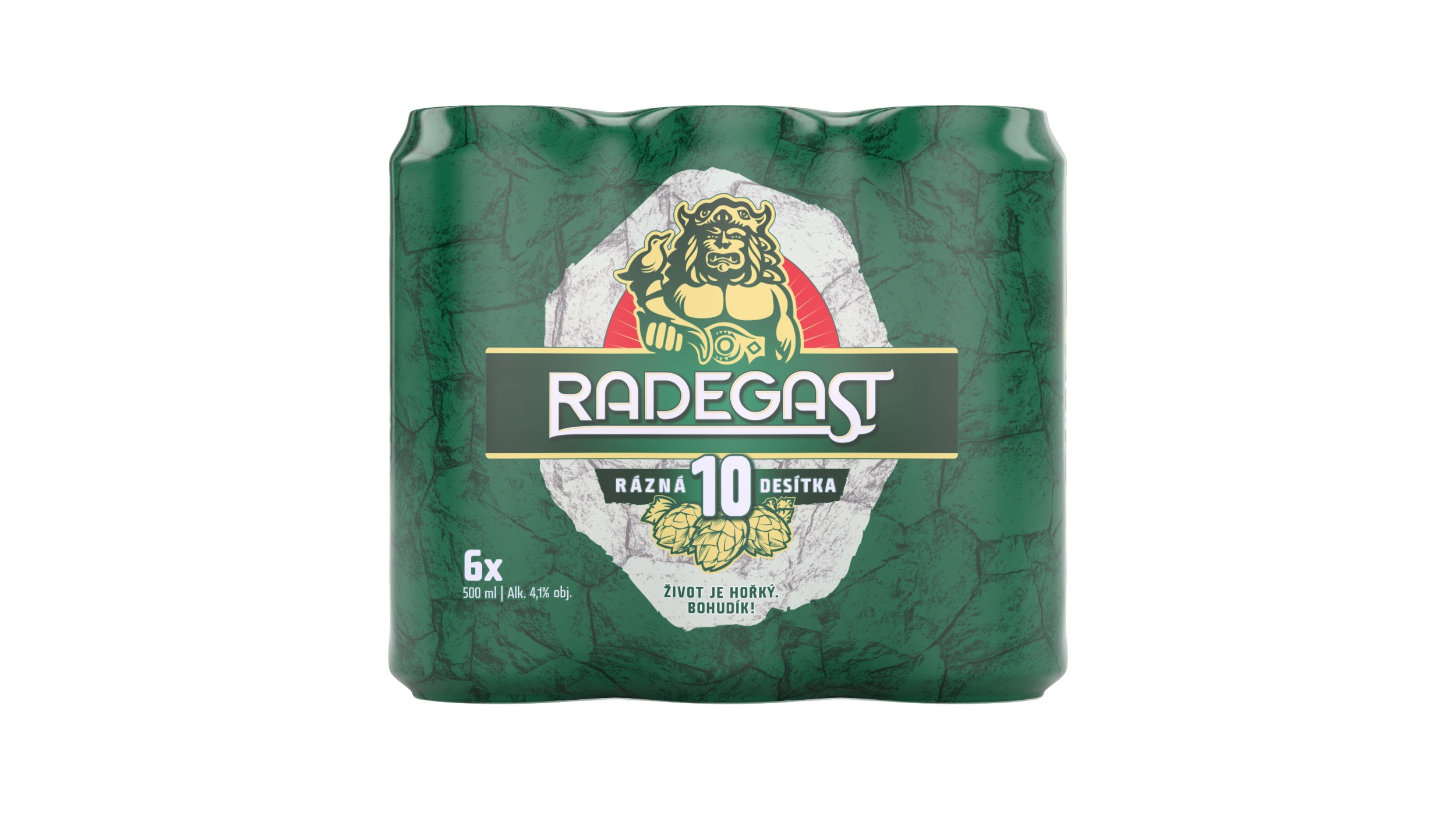 Radegast Rázná 10  pivo výčepní světlé multipack 6x0,5l