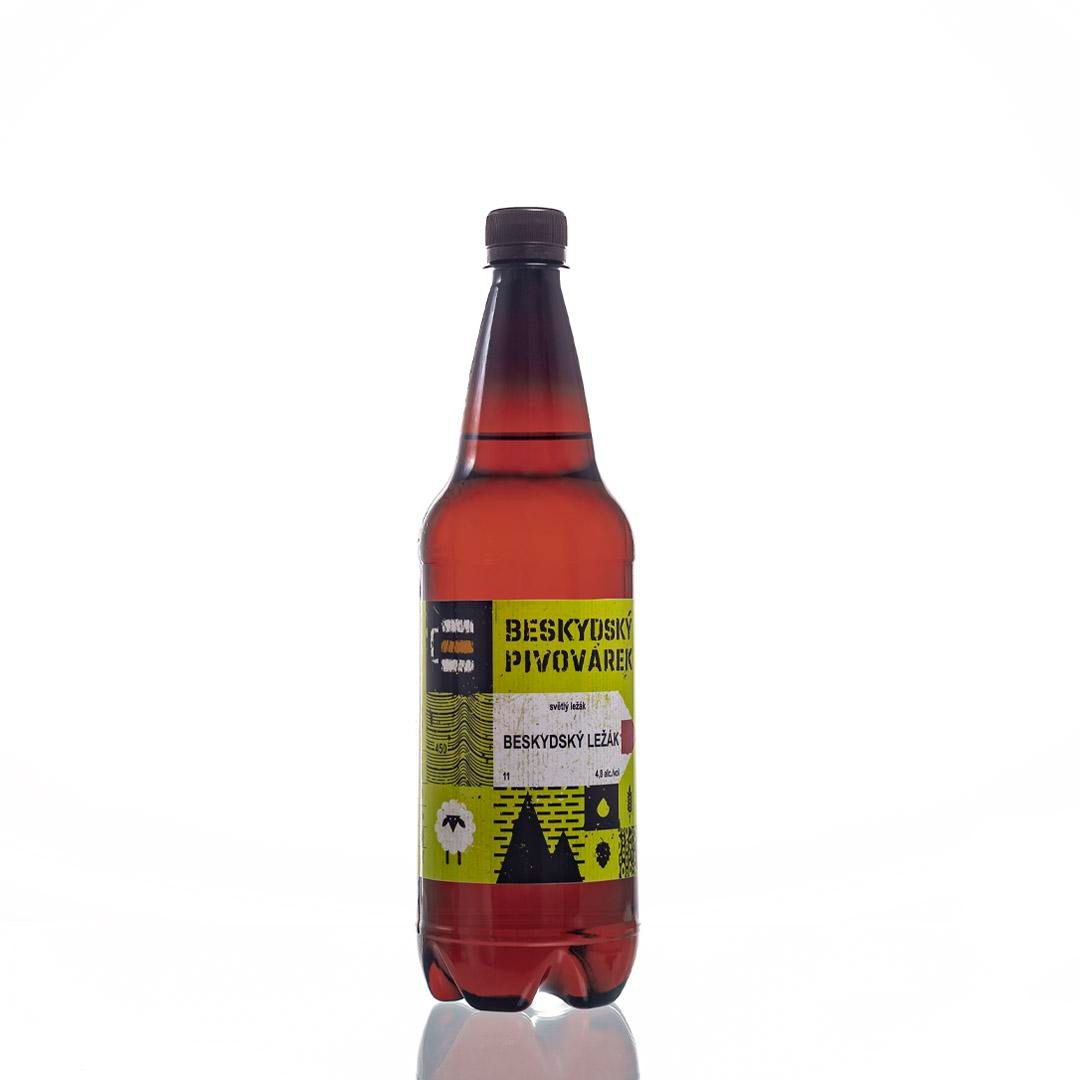 Beskydský Ležák pet 1 l