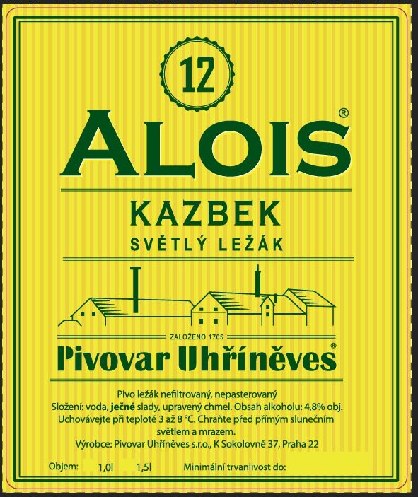 Pivovar Uhříněves Alois 12 1,5 l PET