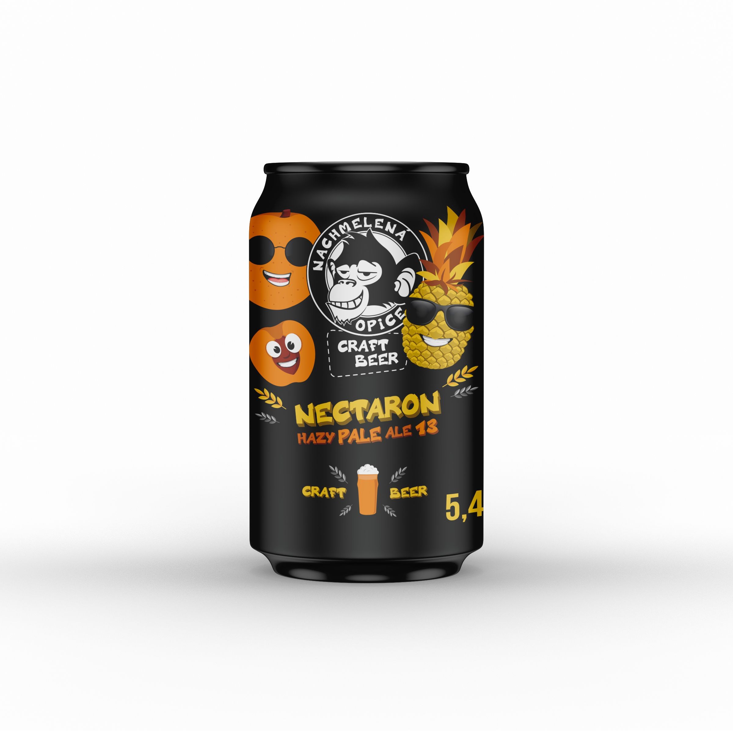 Nachmelená Opice, Nectaron Hazy Pale Ale 13, 0,33L