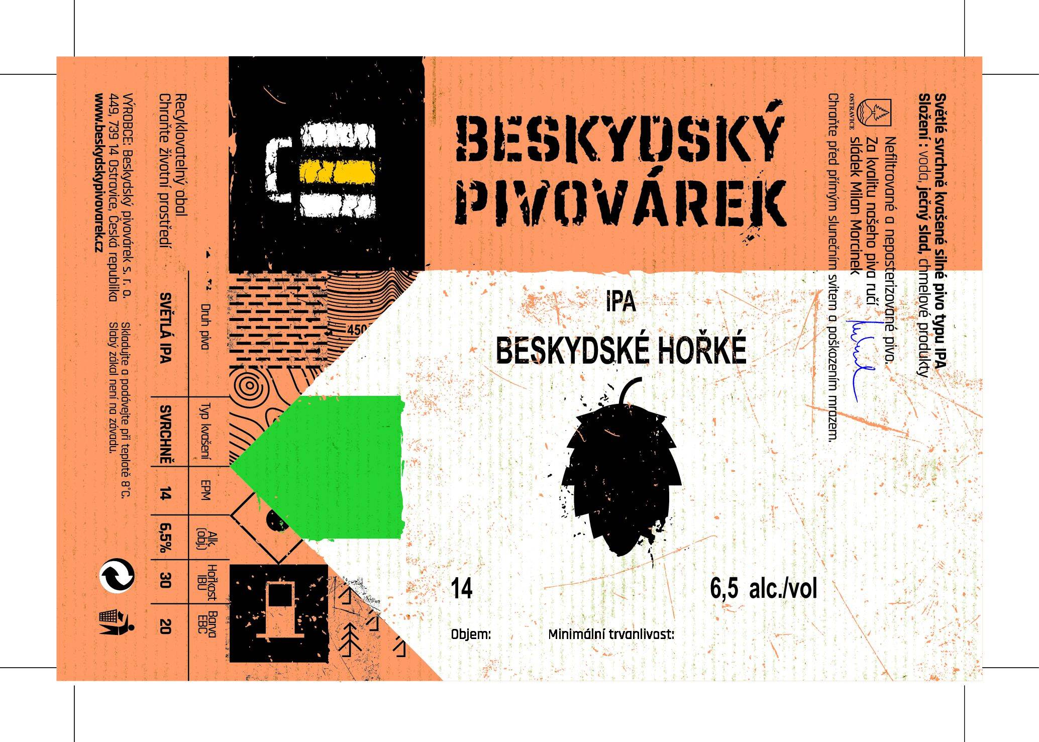 Beskydské hořké IPA