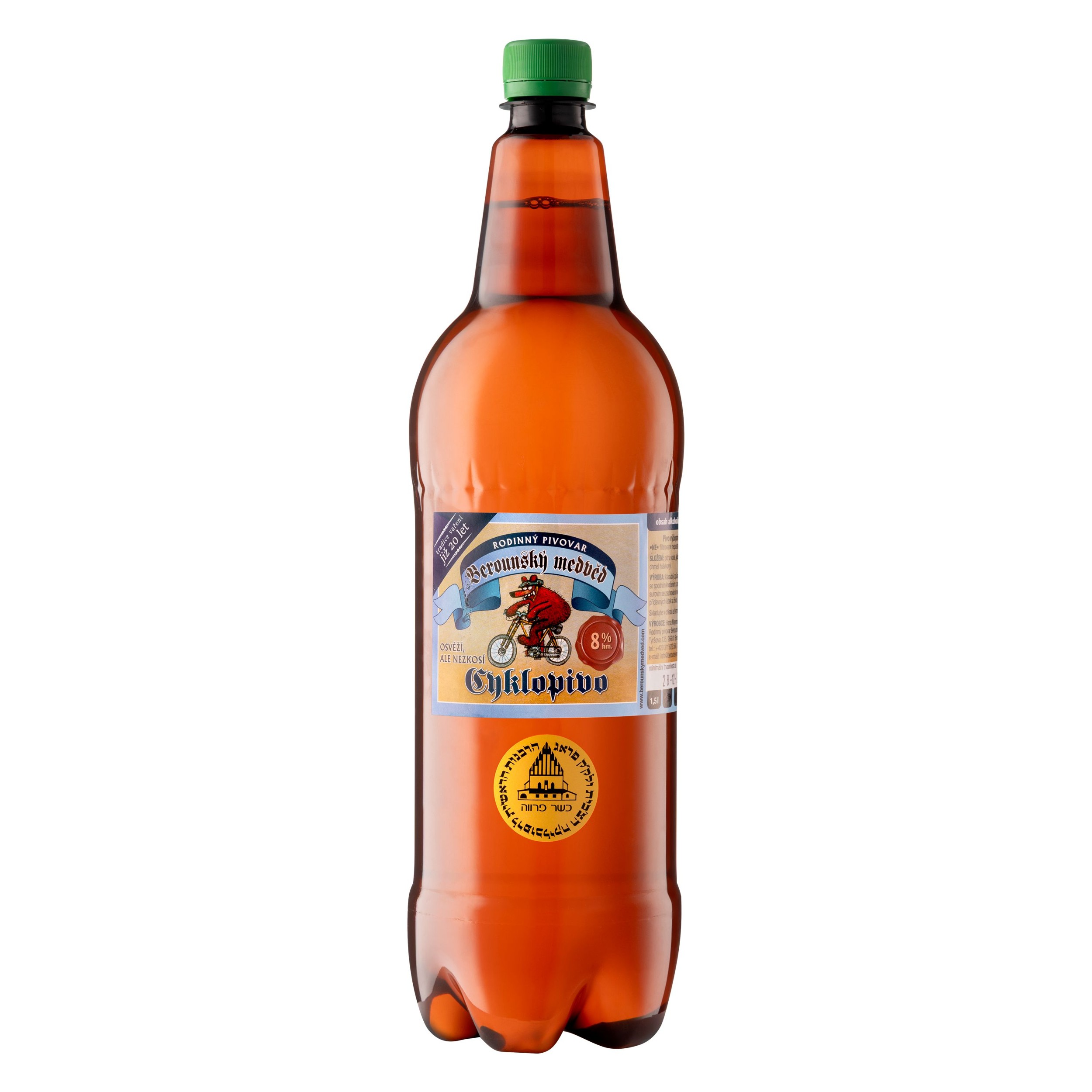Berounský medvěd Cyklopivo 8° 1,5 l