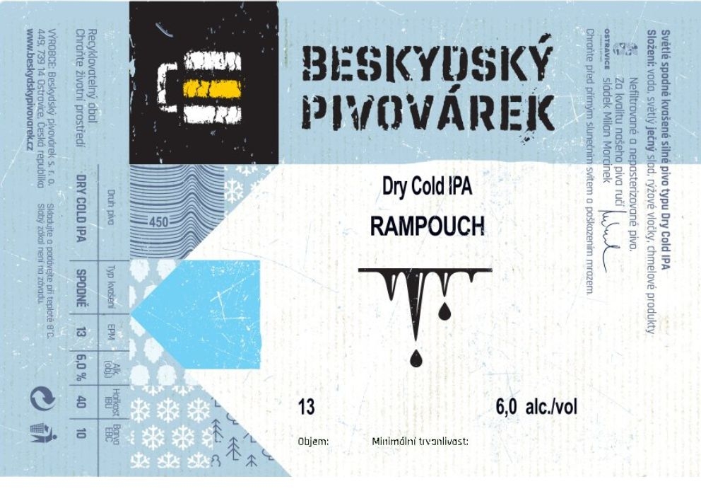 Rampouch Cold IPA 0,5L PLECH