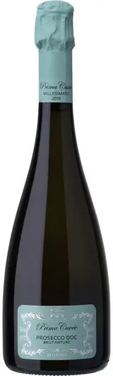 Bellenda Prima cuvée, Brut nature, prosecco