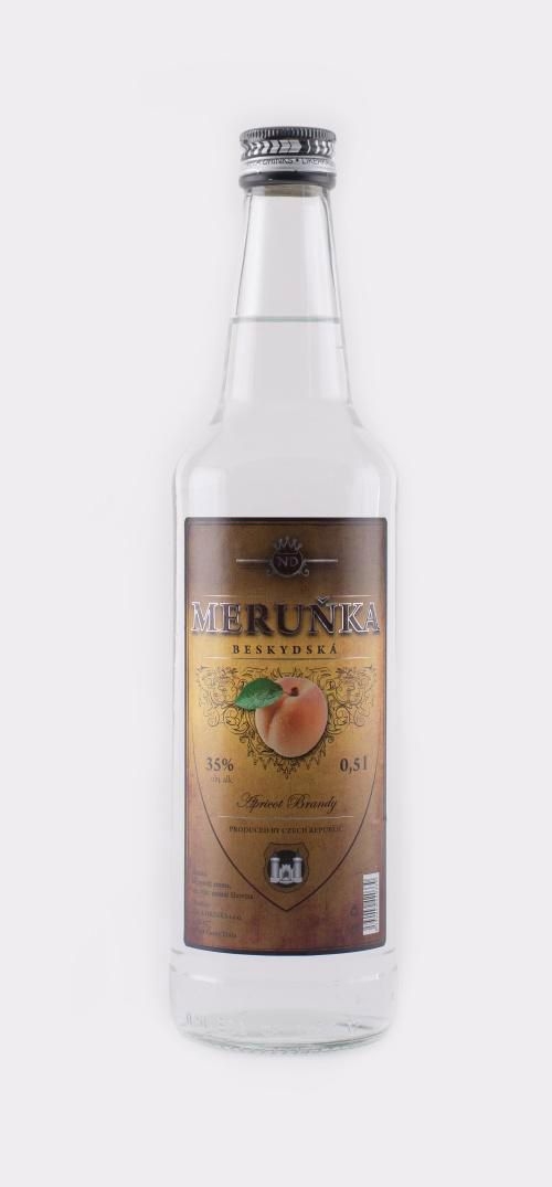 Beskydská Meruňka 0,5L 35%