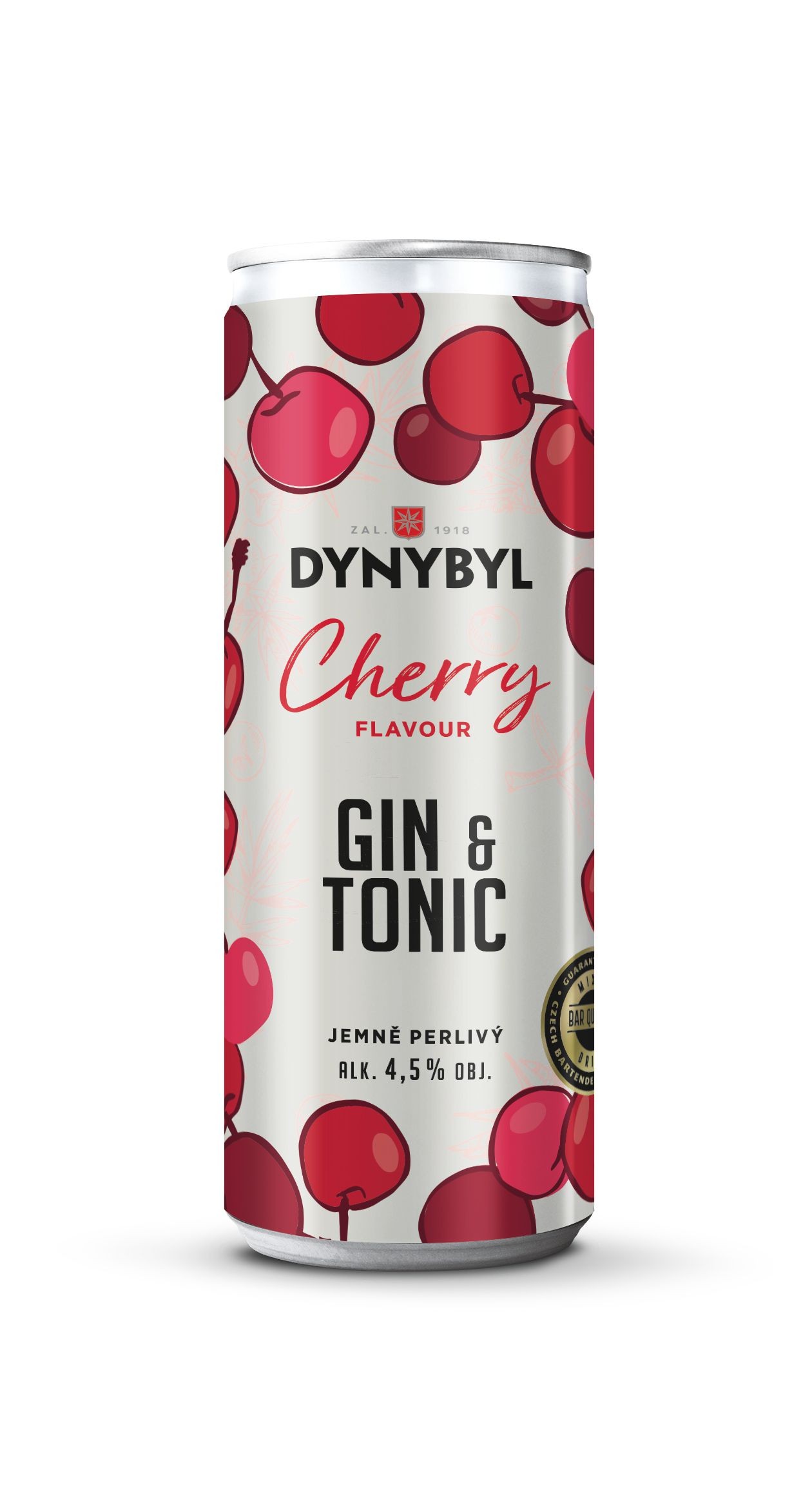 Dynybyl Gin & Tonic Cherry 4.5% 0.25l