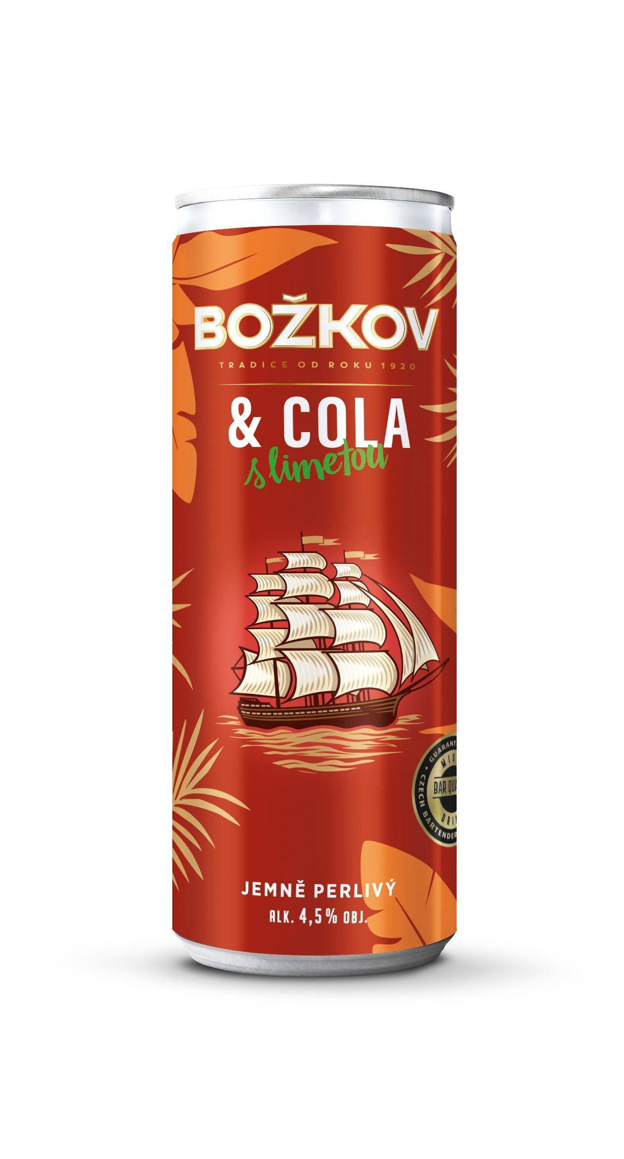 Božkov & Cola s Limetkou 4.5% 0.25l