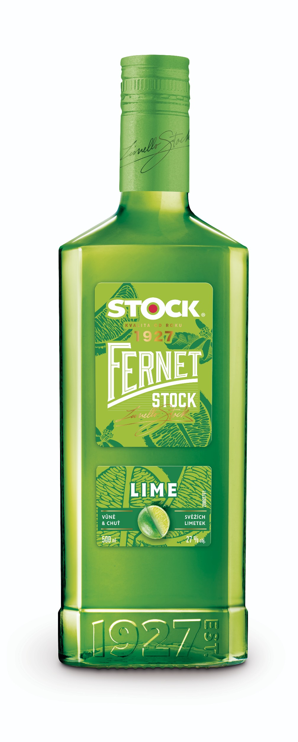 Fernet Stock Lime 27% 0.5l